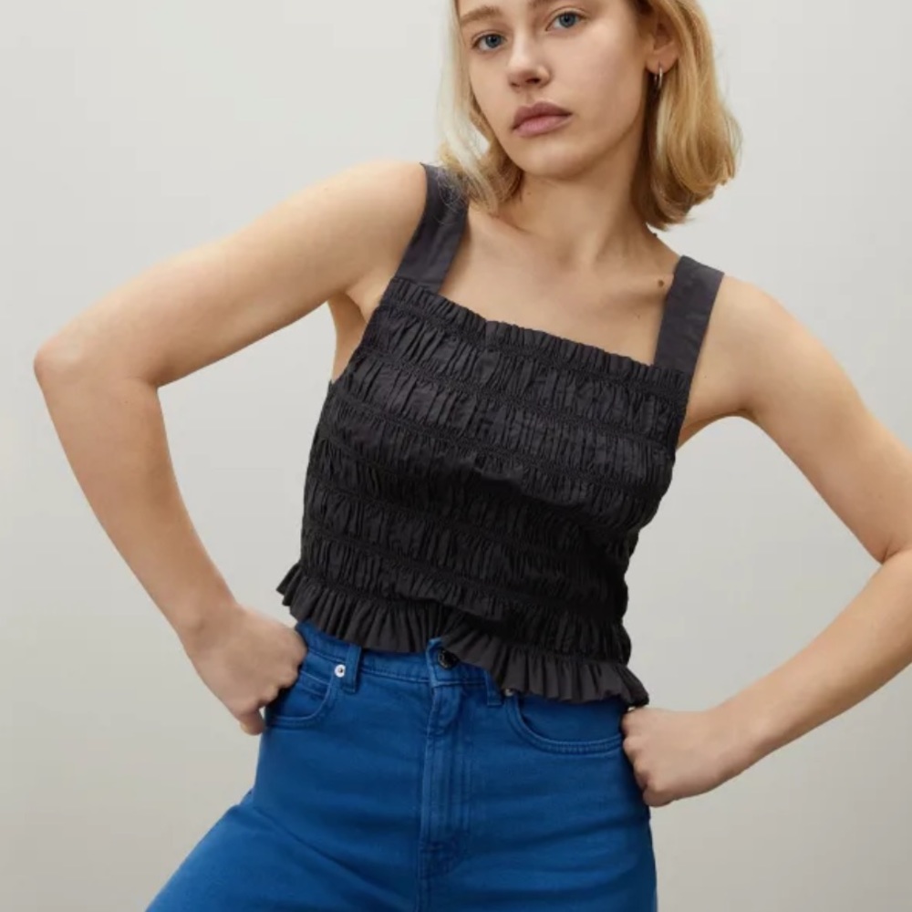 The Smocked Cami by Everlane NWT